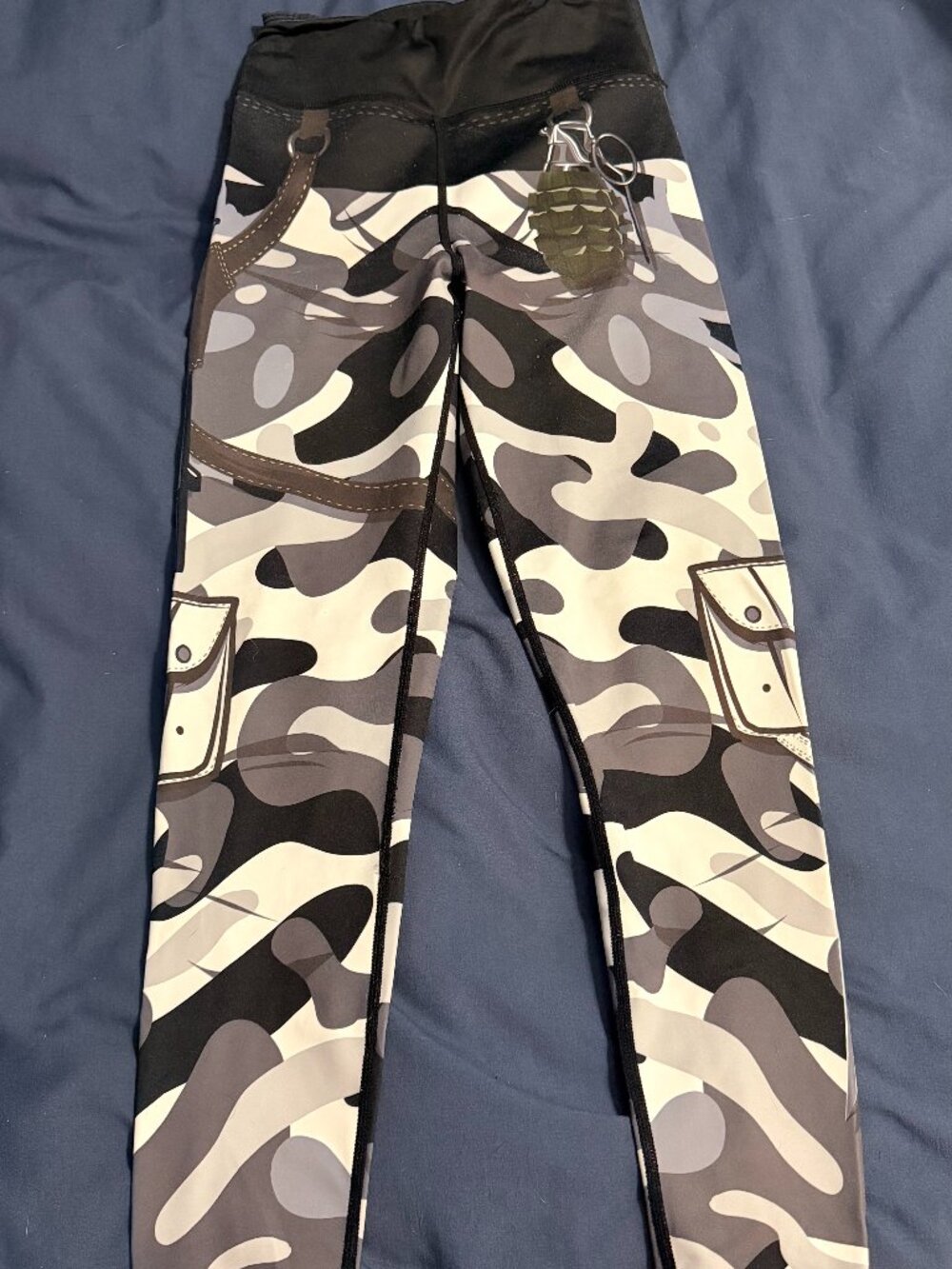 SuperFresh Fit Inc. Tactical Urban Camo Print Leggings (Women's Size S)